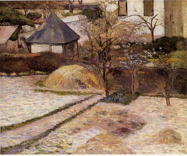 Rouen Landscape - Paul Gauguin Painting